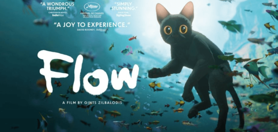 O filme Flow, feito pelo Blender, ganha um Oscar na 97ª cerimônia do Oscar
